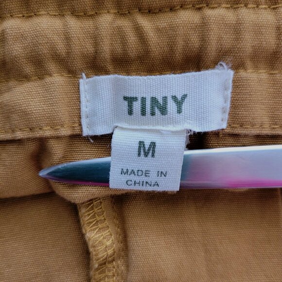 Anthropologie Tiny Mavericks Causal Mini Skirt Womens Size M Mustard Yellow - Picture 4 of 6